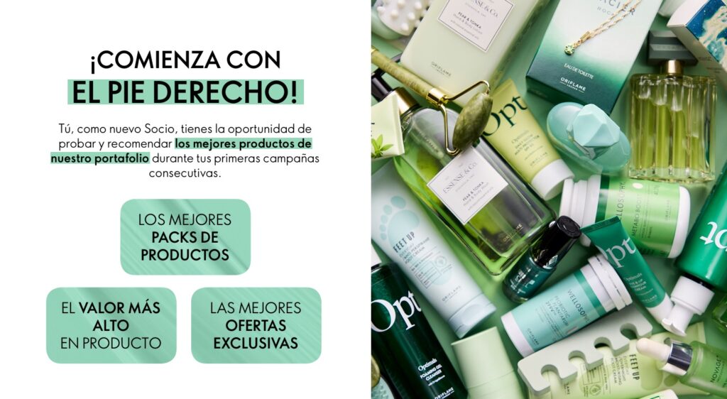 programa de bienvenida oriflame 2025 socio 2