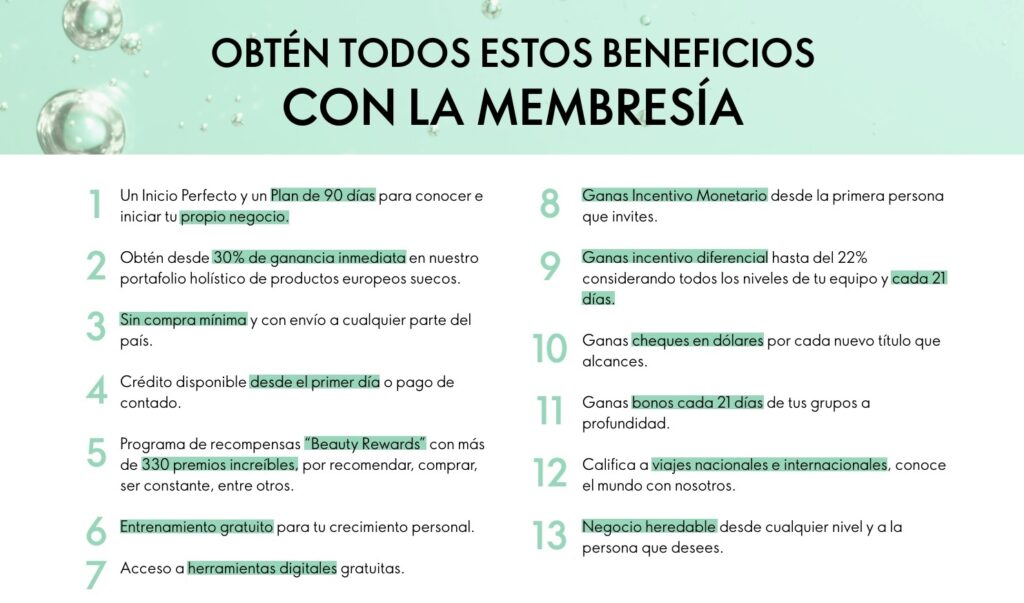 programa de bienvenida oriflame 2025 socio 1